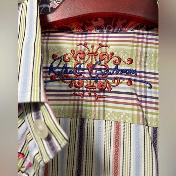 Robert Graham Designer long sleeve shirt . Size Large . Never worn. - Picture 3 of 5